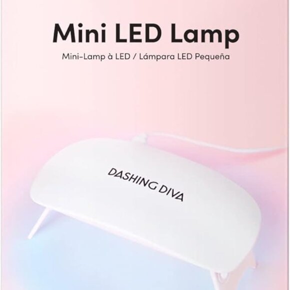 Dashing Diva Mini LED Gel Nail Lamp Starter Kit + 2 Packs Gel Nail Strips - Picture 7 of 15